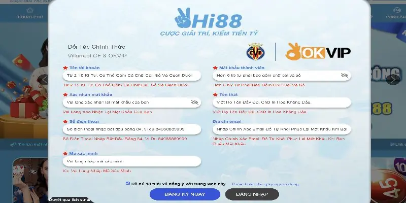 Đăng Ký Trải Nghiệm Hi88: Khai Quật Kho Giải Trí Hàng Đầu Free Form đăng ký trải nghiệm Hi88